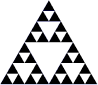 Sierpinski triangle tee-shirt